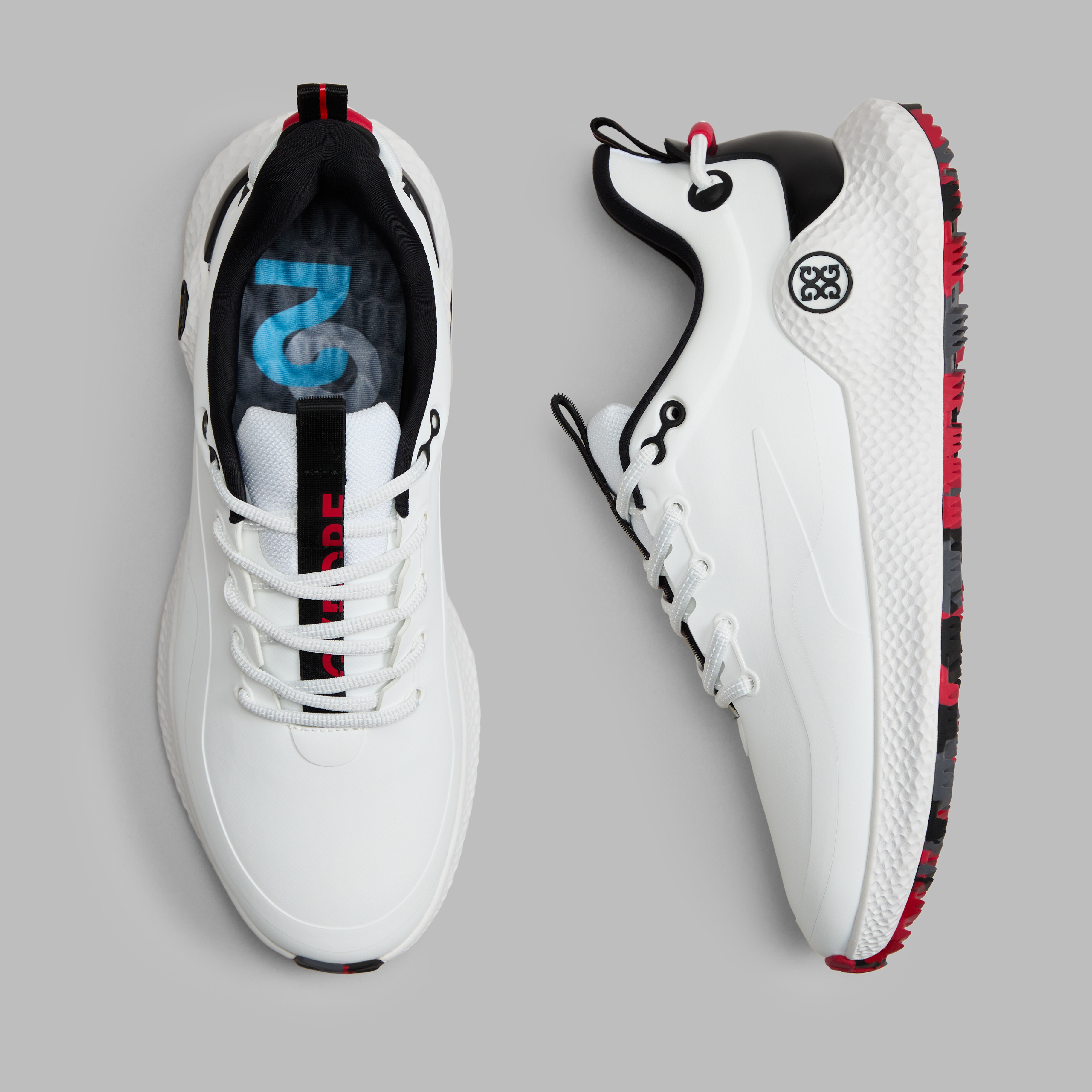 G/Fore Men's Snow / Onyx - Mg4+ O2 Golf Shoe