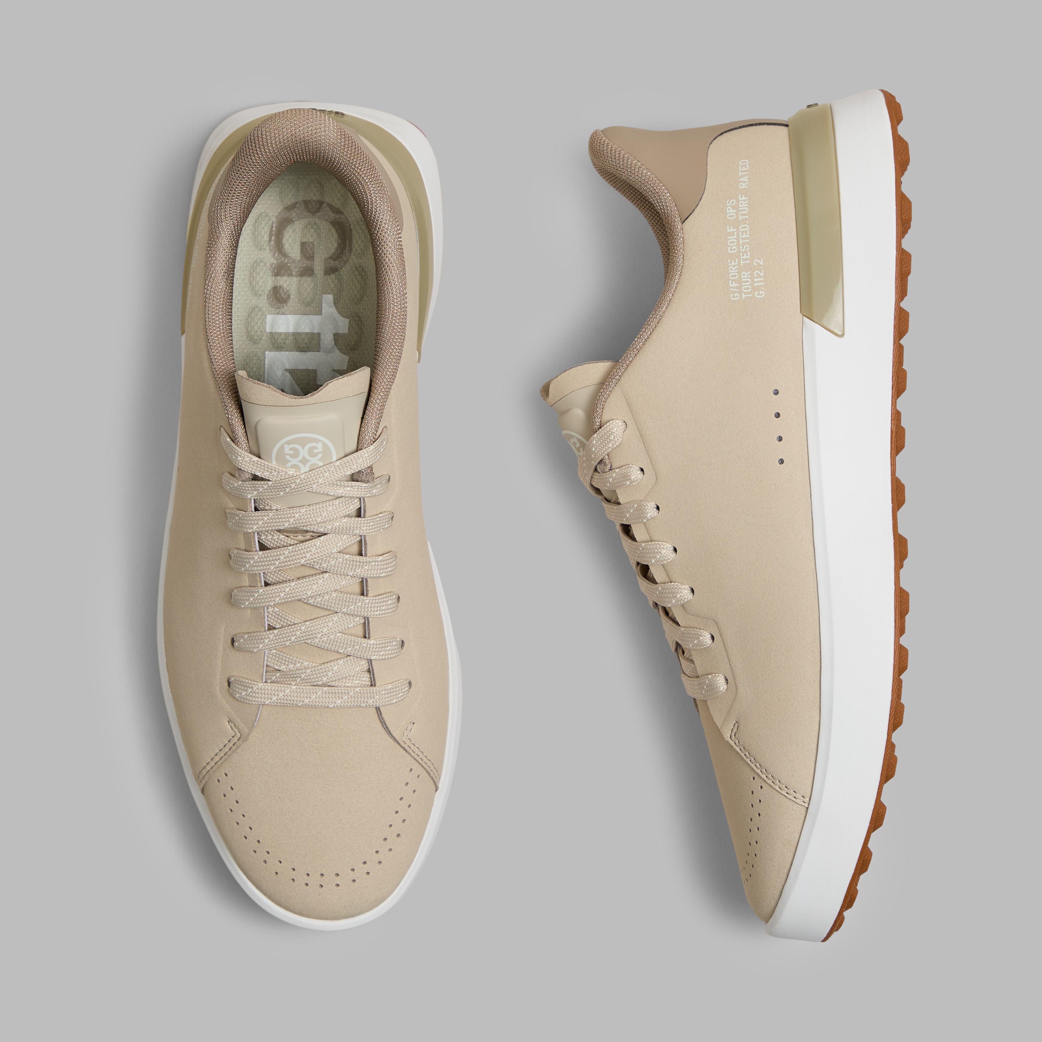 G/Fore Men's Pumice / Dune - G.112 Suede Golf Shoe