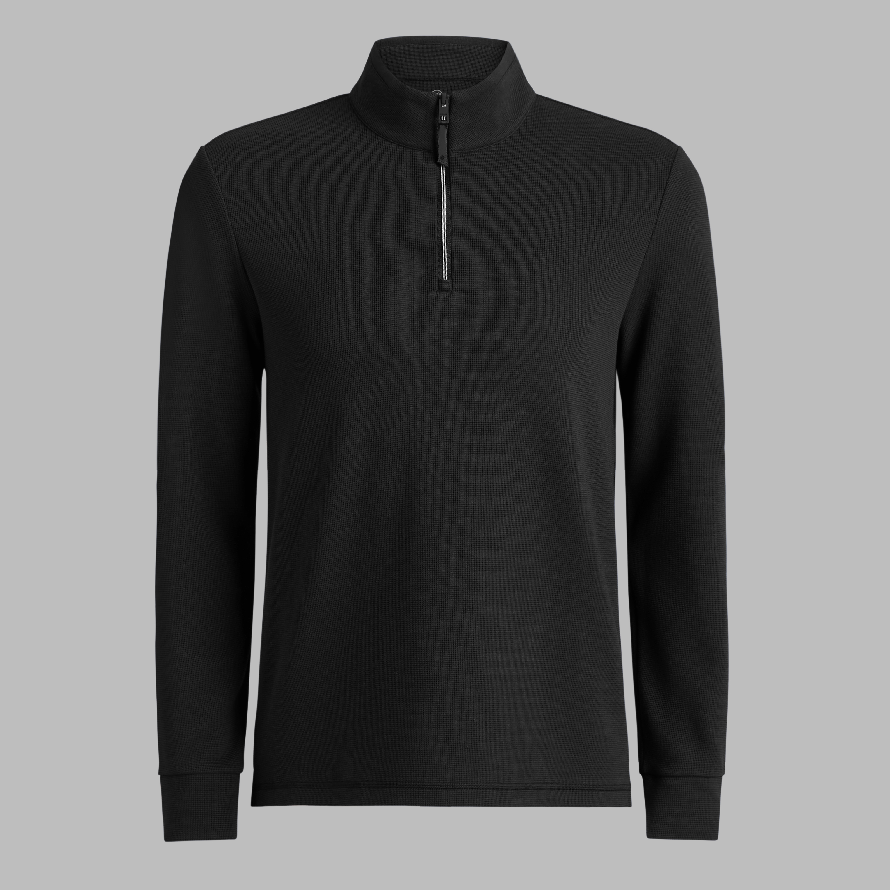 G/Fore Onyx - Waffle Knit Quarter Zip