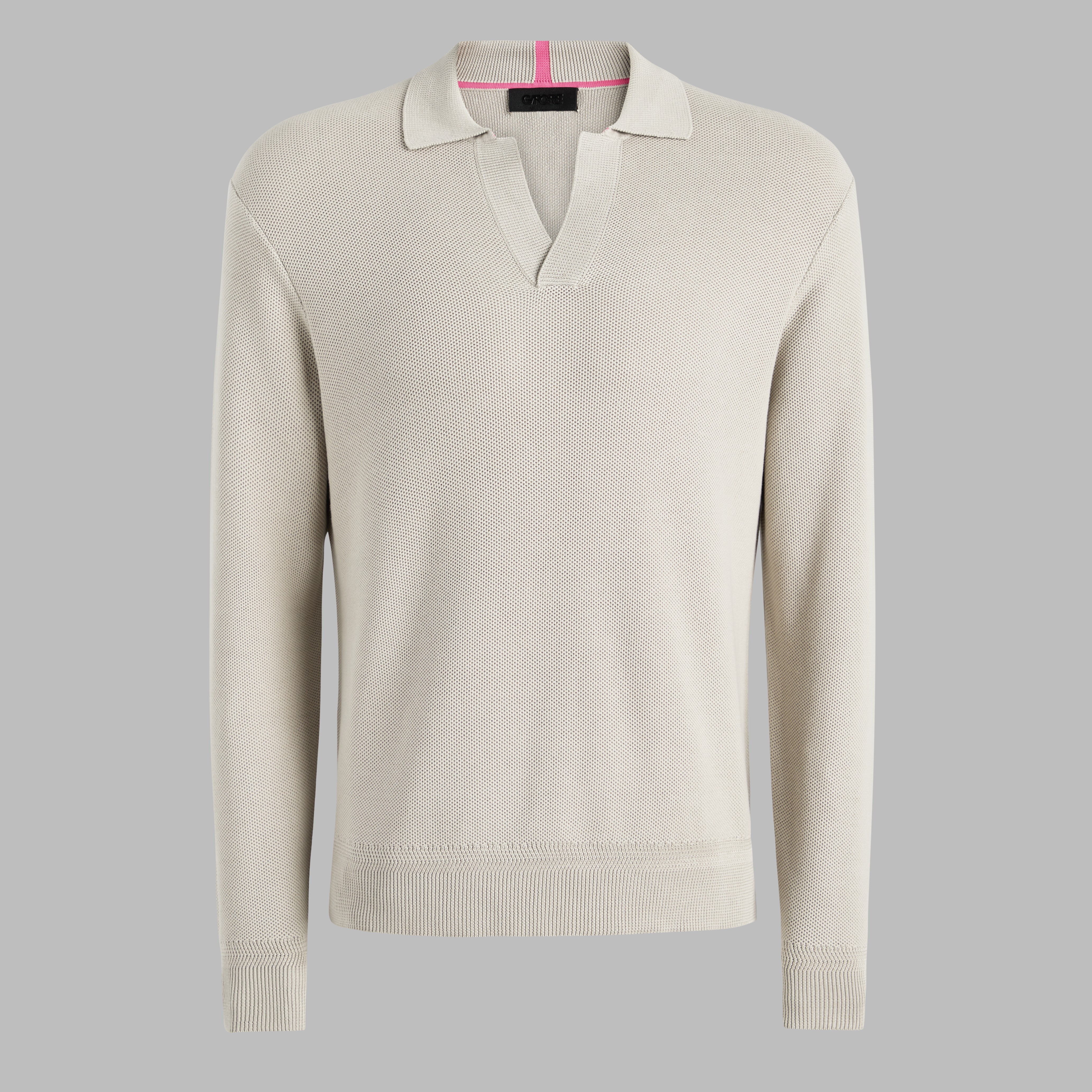 G/Fore Pumice - Johnny Collar Cooling Cotton Jumper Polo