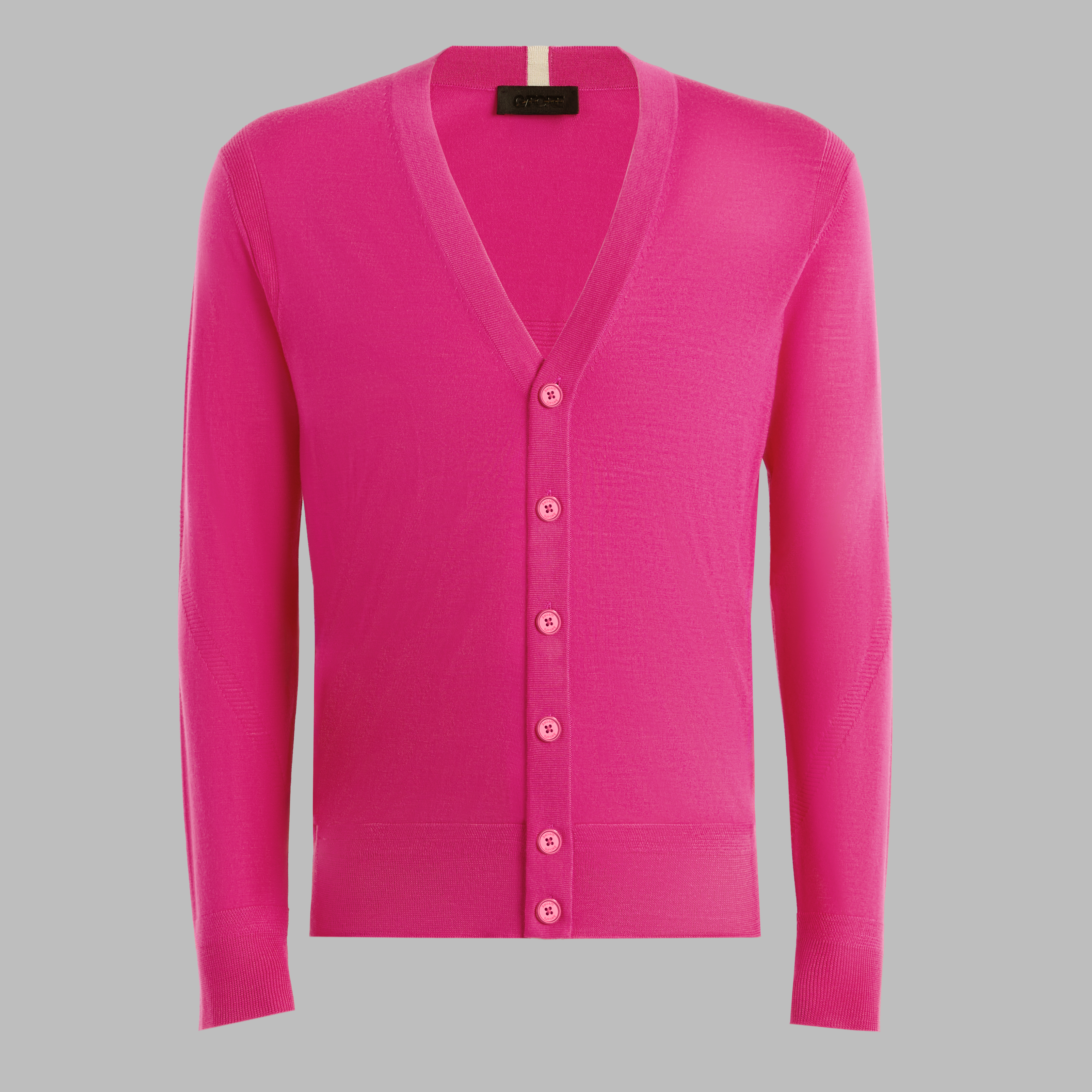 G/Fore Knockout Pink - Ltd Release Merino Wool Knit Cardigan