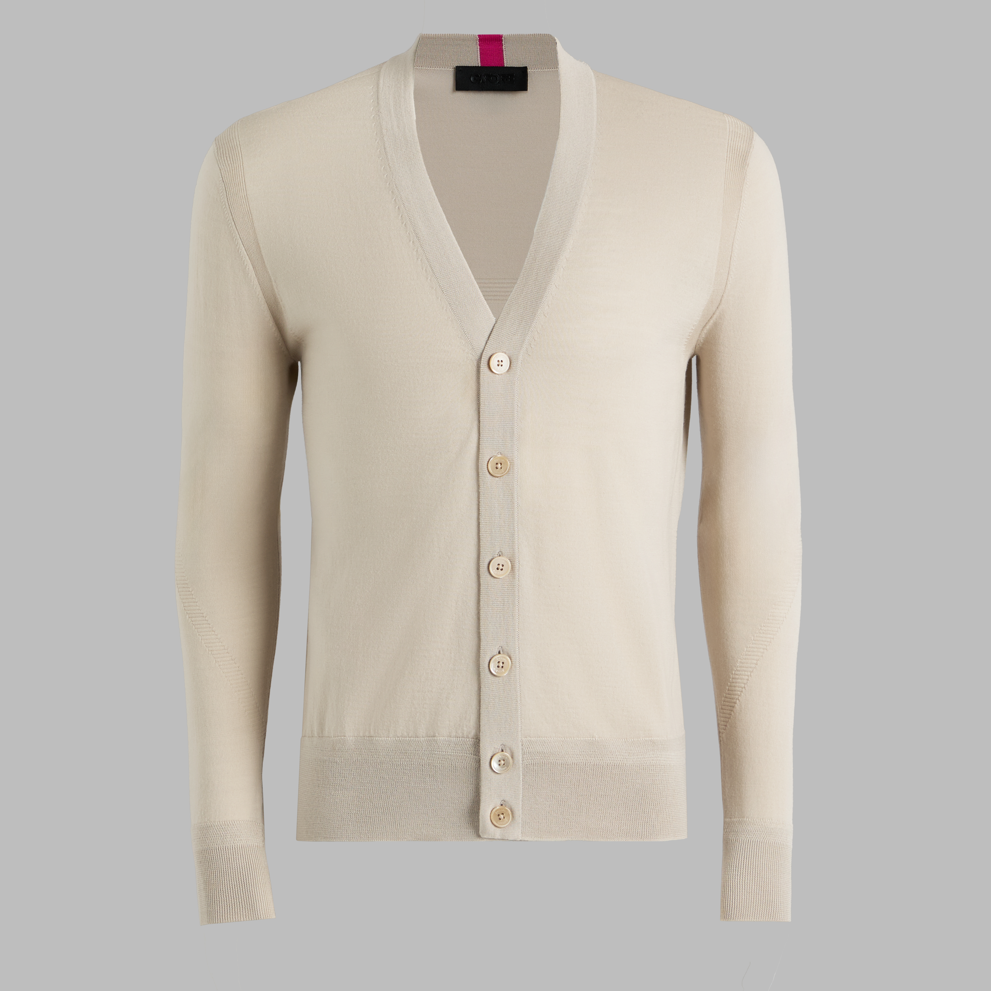 G/Fore Pumice - Ltd Release Merino Wool Knit Cardigan