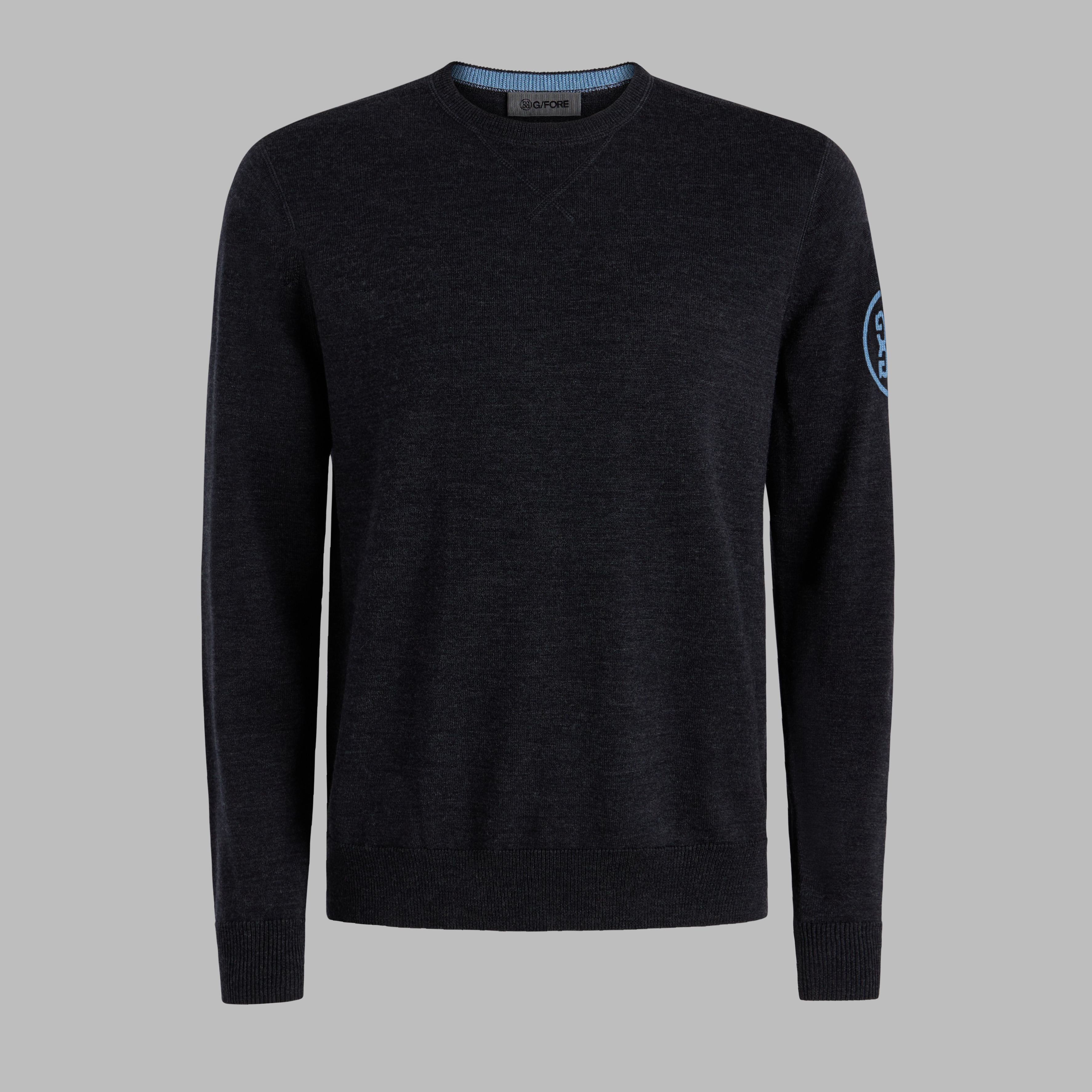 G/Fore Charcoal Melange - Circle G's Merino Wool Crewneck Jumper