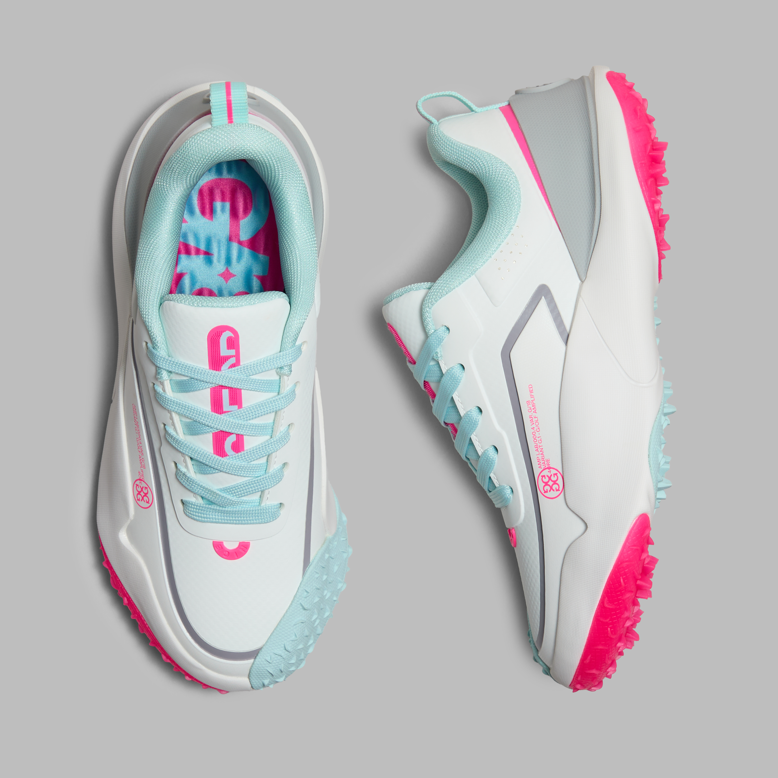 G/Fore Women's Snow / Knockout Pink - Ltd Release G/18 Golf Shoe