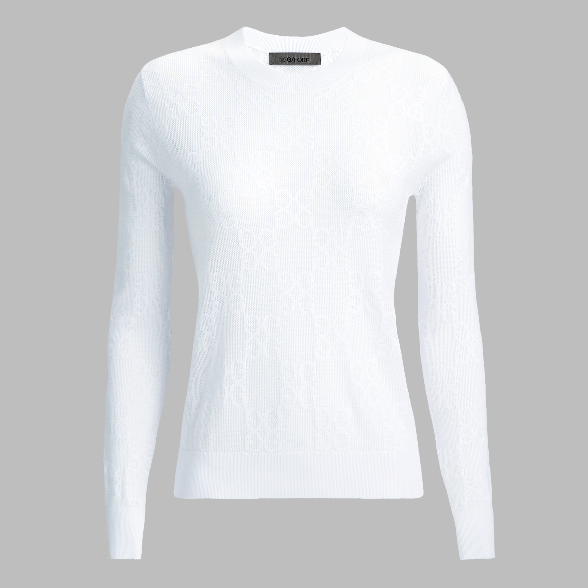 G/Fore Snow - Pointelle G Crewneck Jumper