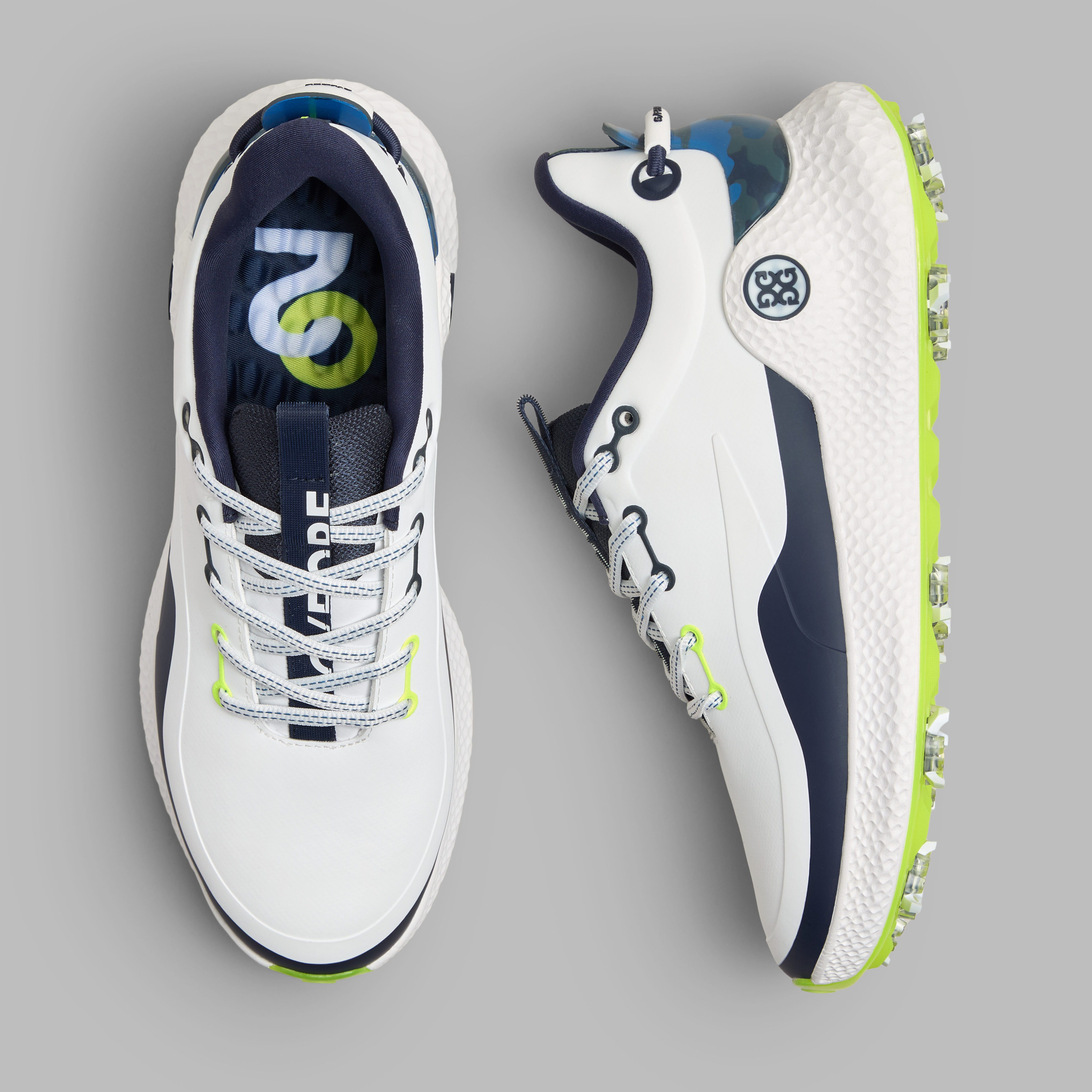 G/Fore Men's Snow / Twilight - Mg4+ O2 G/Lock Golf Shoe