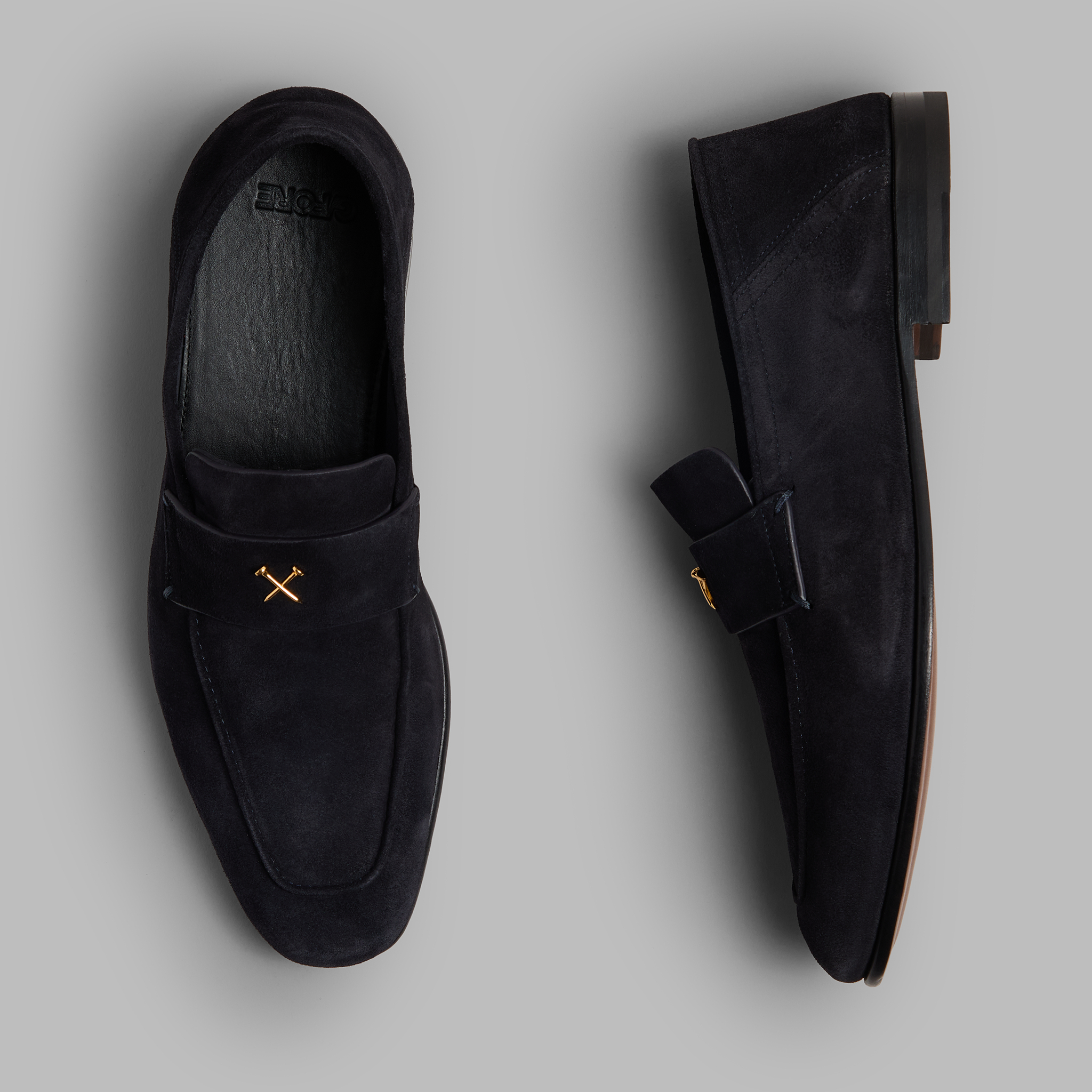 G/Fore Men's Twilight - Metal Tees Suede Flex Loafer