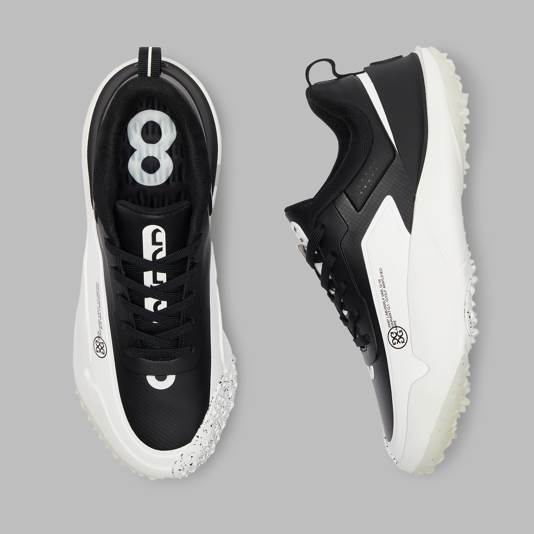 G/Fore Men's Onyx/Snow - G/18 Golf Shoe