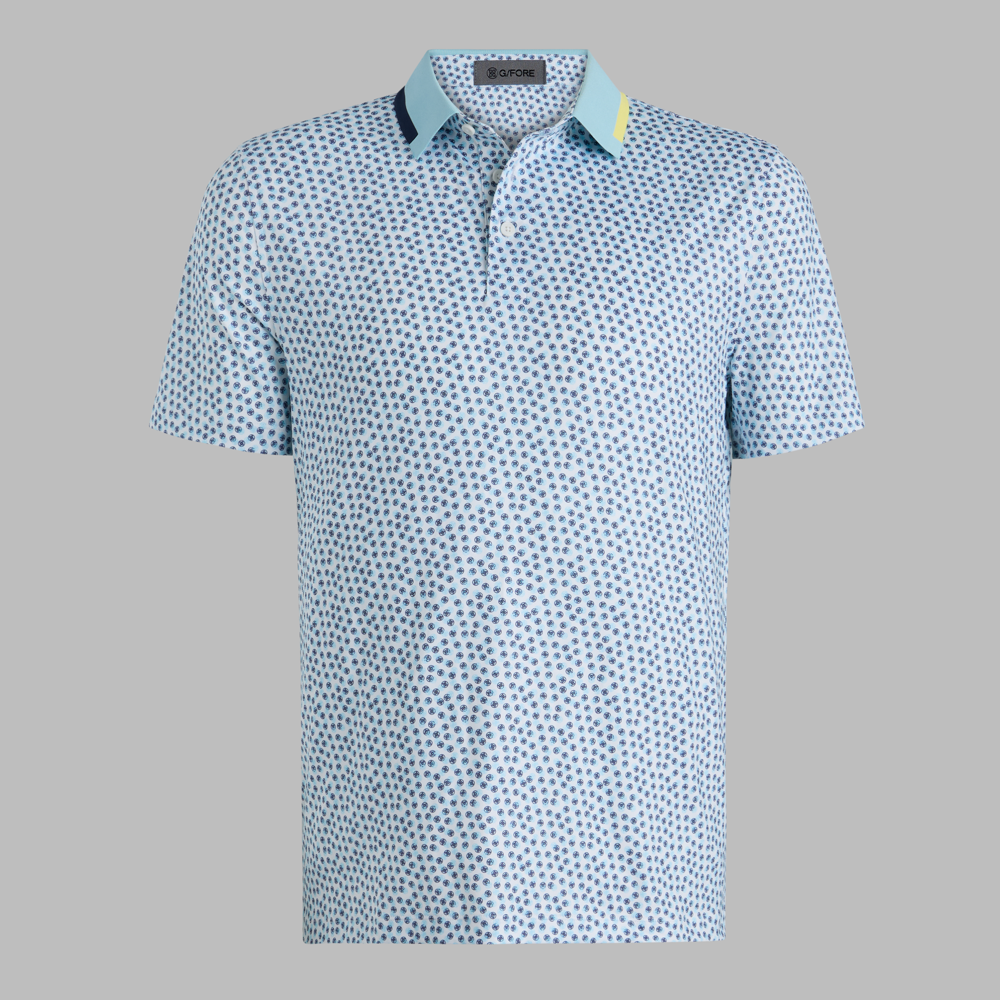 G/Fore Snow / Cenote - Triple/G Tech Jersey Polo