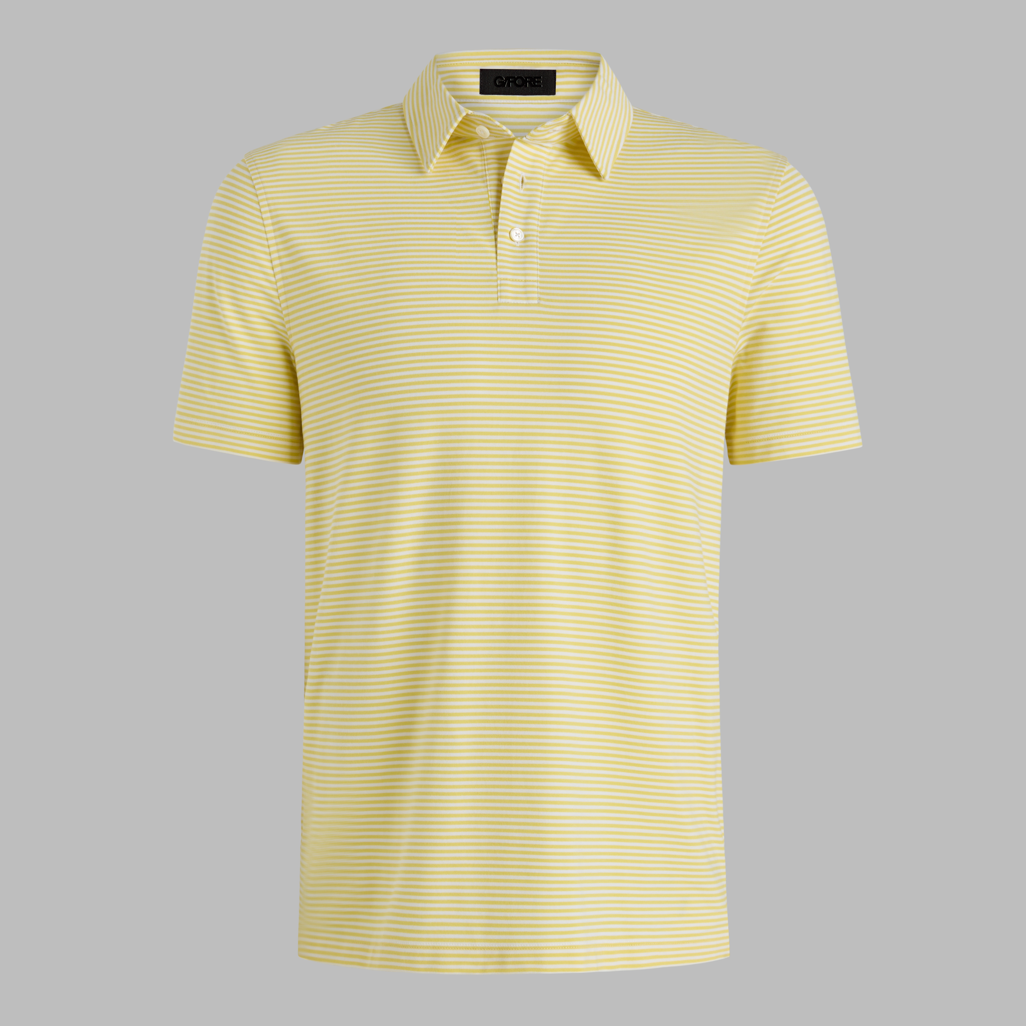 G/Fore Canary - All Play Stripe Stretch Knit Polo