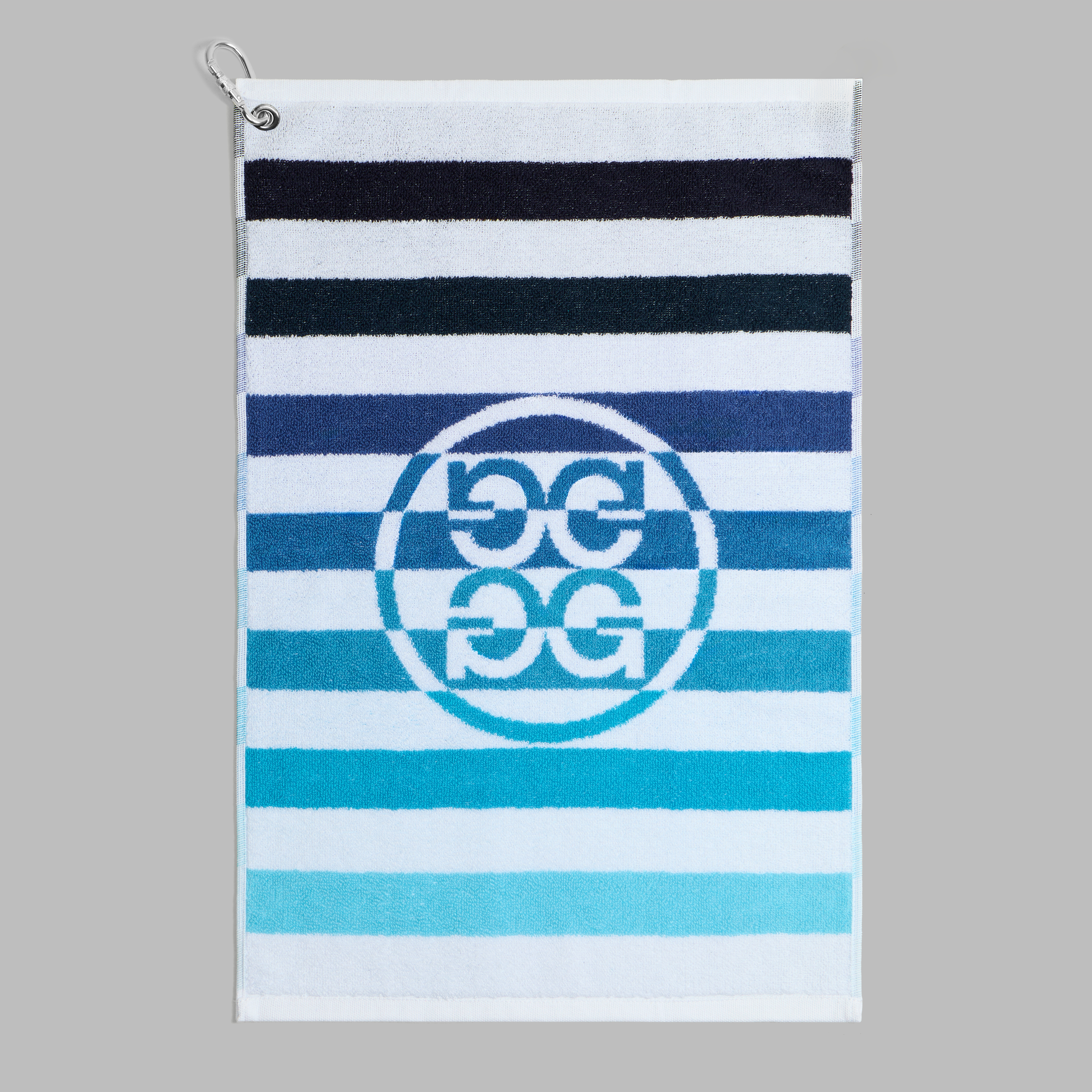 G/Fore Snow / Multi - Stripe Golf Towel