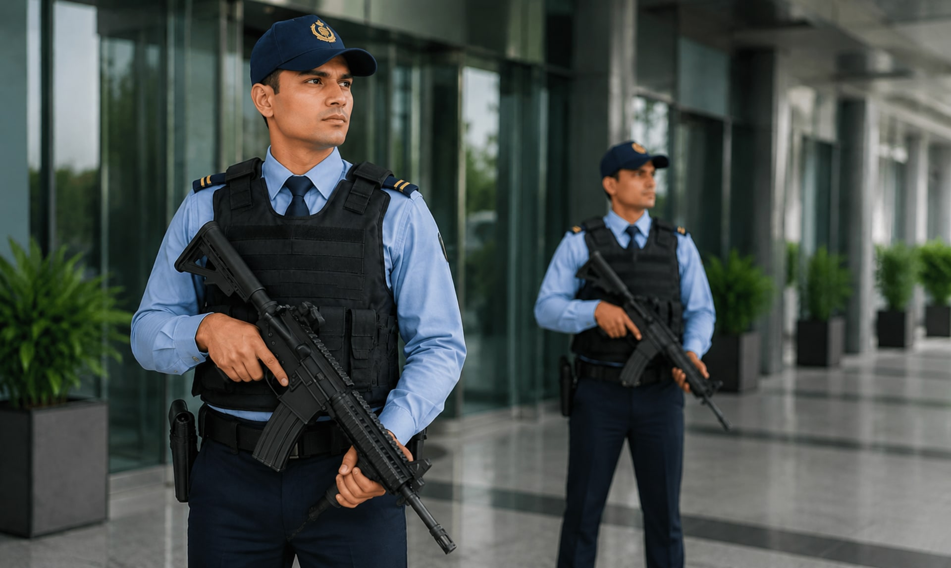 Armed security guards service