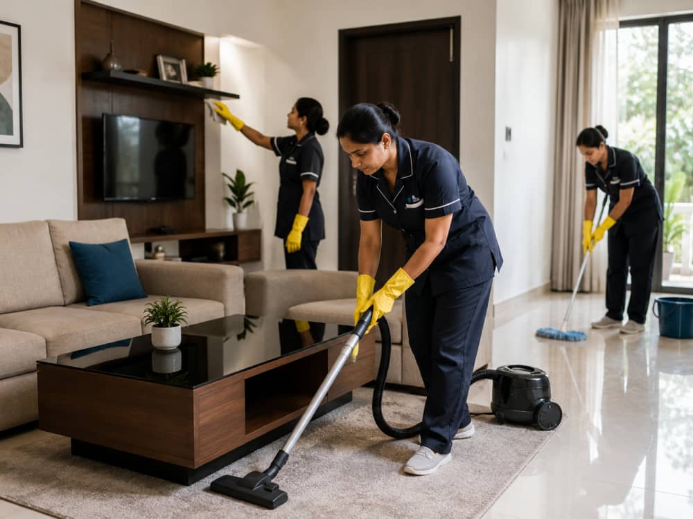 Housekeeping staff verification and training process