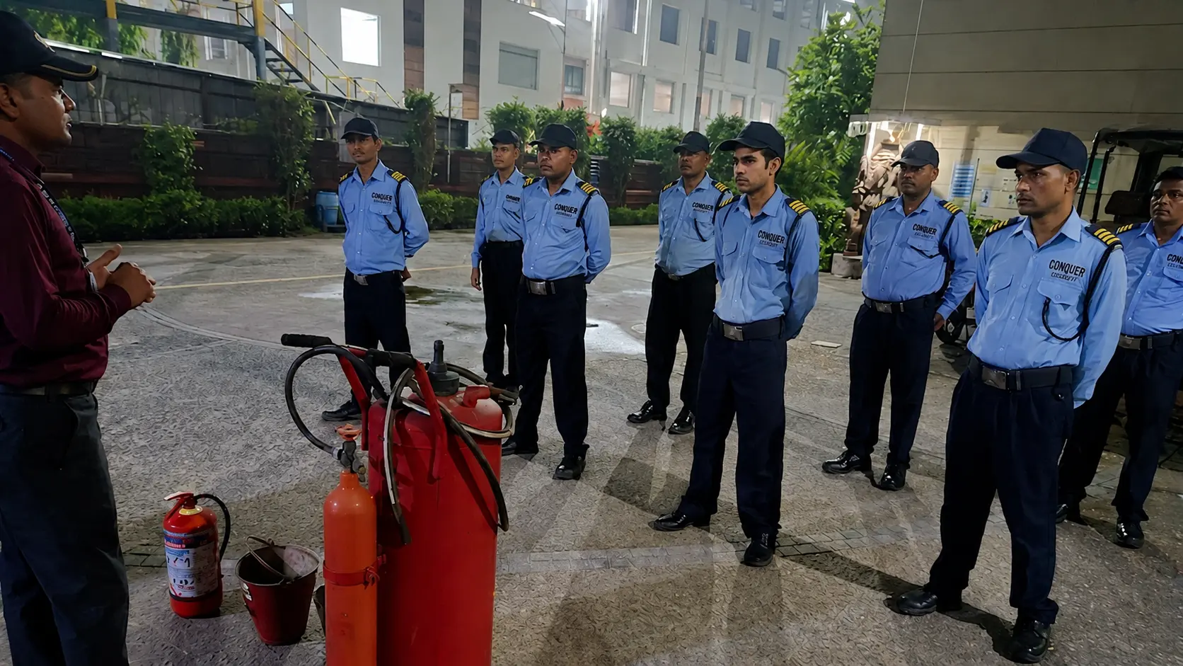 Security guard training and verification