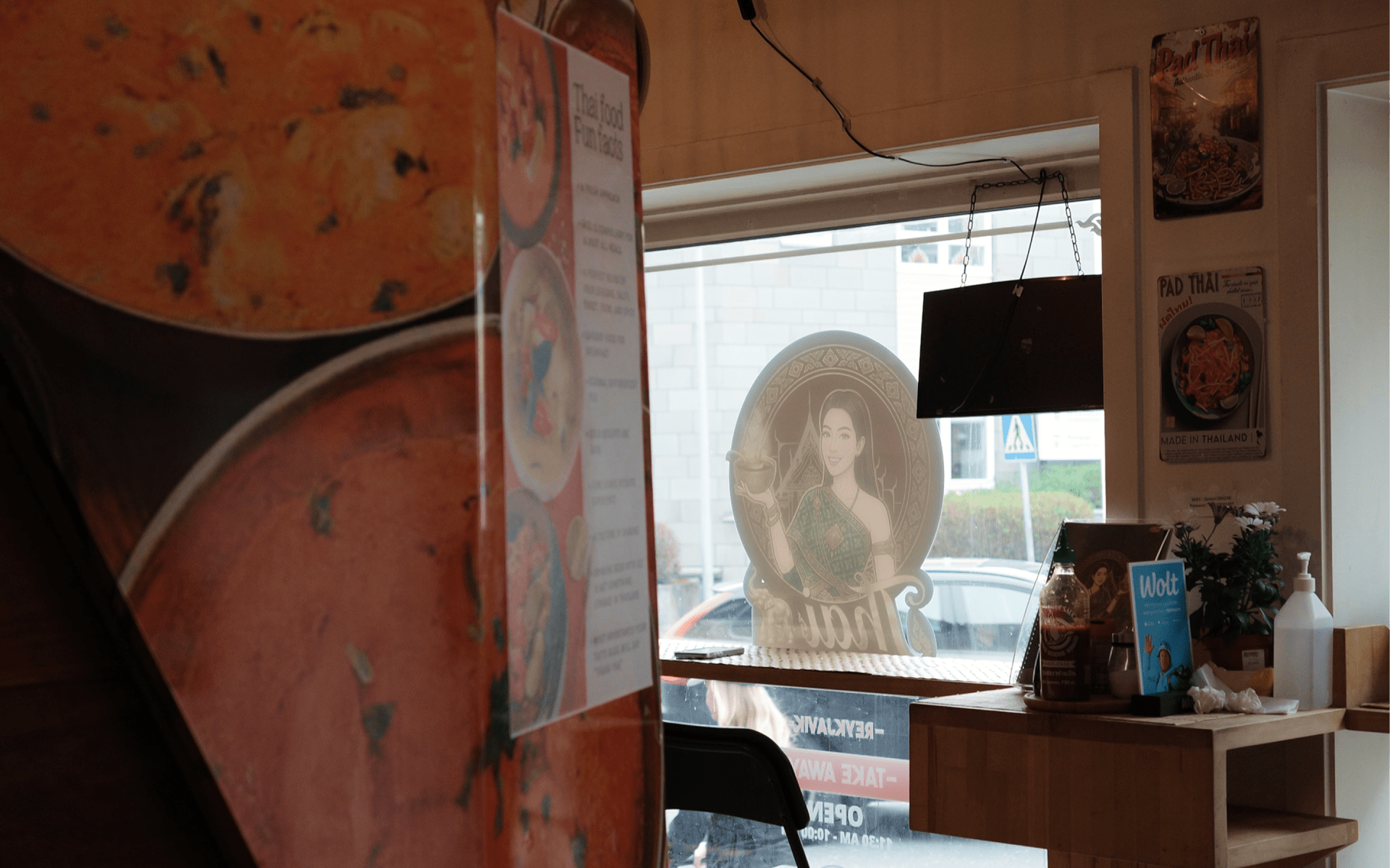 Dining room interior at Thai Cuisine House
