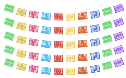 Tiras de Plástico Picado Toy Story para Fiesta Infantil | Papel Picado DecorameC Huixcolotla Puebla Tiras de Plastico Toy Story Enramada de Plastico Picado - Papel Picado Artesanal DecorameC