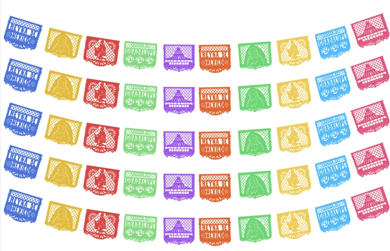 Tiras de Virgen de Guadalupe listas para envio
