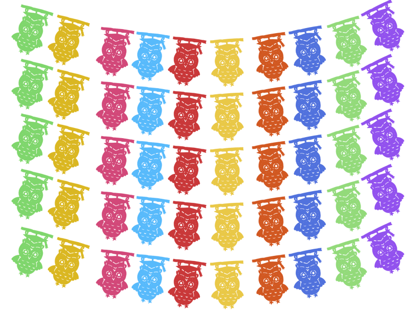 Tira de Plástico Picado para Graduación | Decoración Escolar