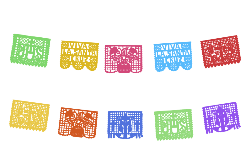 Tira de Plastico Picado Santa Cruz Envio Rapido y Seguro