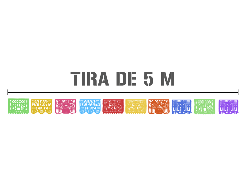 Tira de Plastico Picado Santa Cruz  Envio Rapido y Seguro 