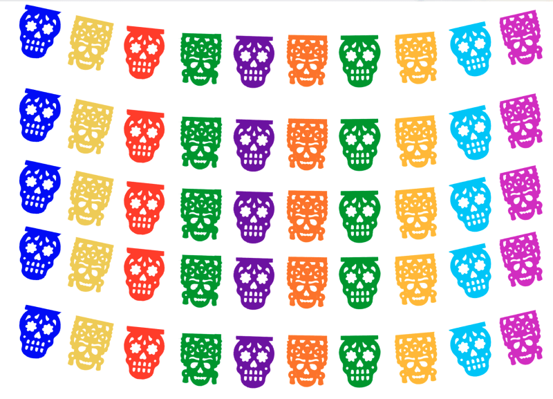 Papel Picado Mini para Semana Santa Listo Para Envio