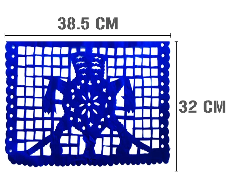 Enramada Plastico Picado Navidad 25 de Diciembre Papel Picado DECORAMEC