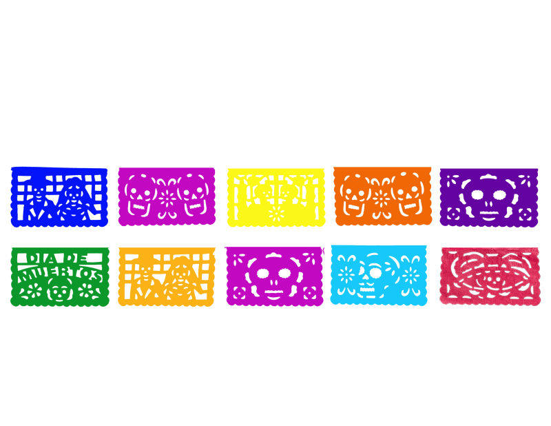 Mini Millar de Papel Picado Día de Muertos | Por Ciento