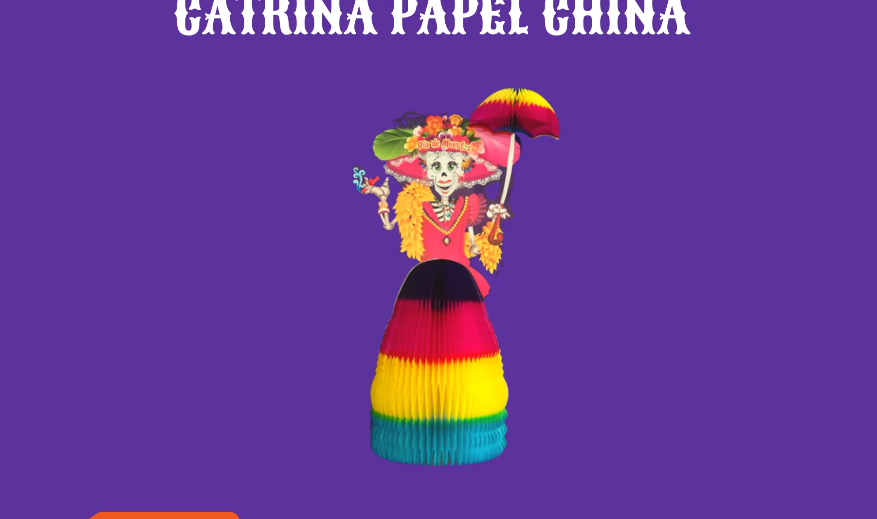 Catrina Papel China - Día de Muertos (Papel China) | Papel Picado DecorameC Huixcolotla Puebla Catrina Papel China - Día de Muertos (Papel China) - Diseño - Papel Picado Artesanal DecorameC