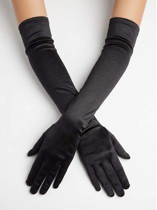 Guantes Negro - disfraz Halloween Guayaquil