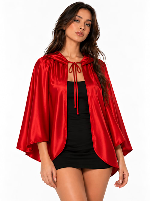 Capa Roja Seda - disfraz Halloween Guayaquil