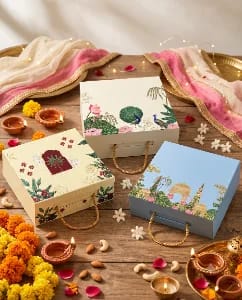 Diwali - Dry Fruit Gifting Box (Pichwai Royal Garden)