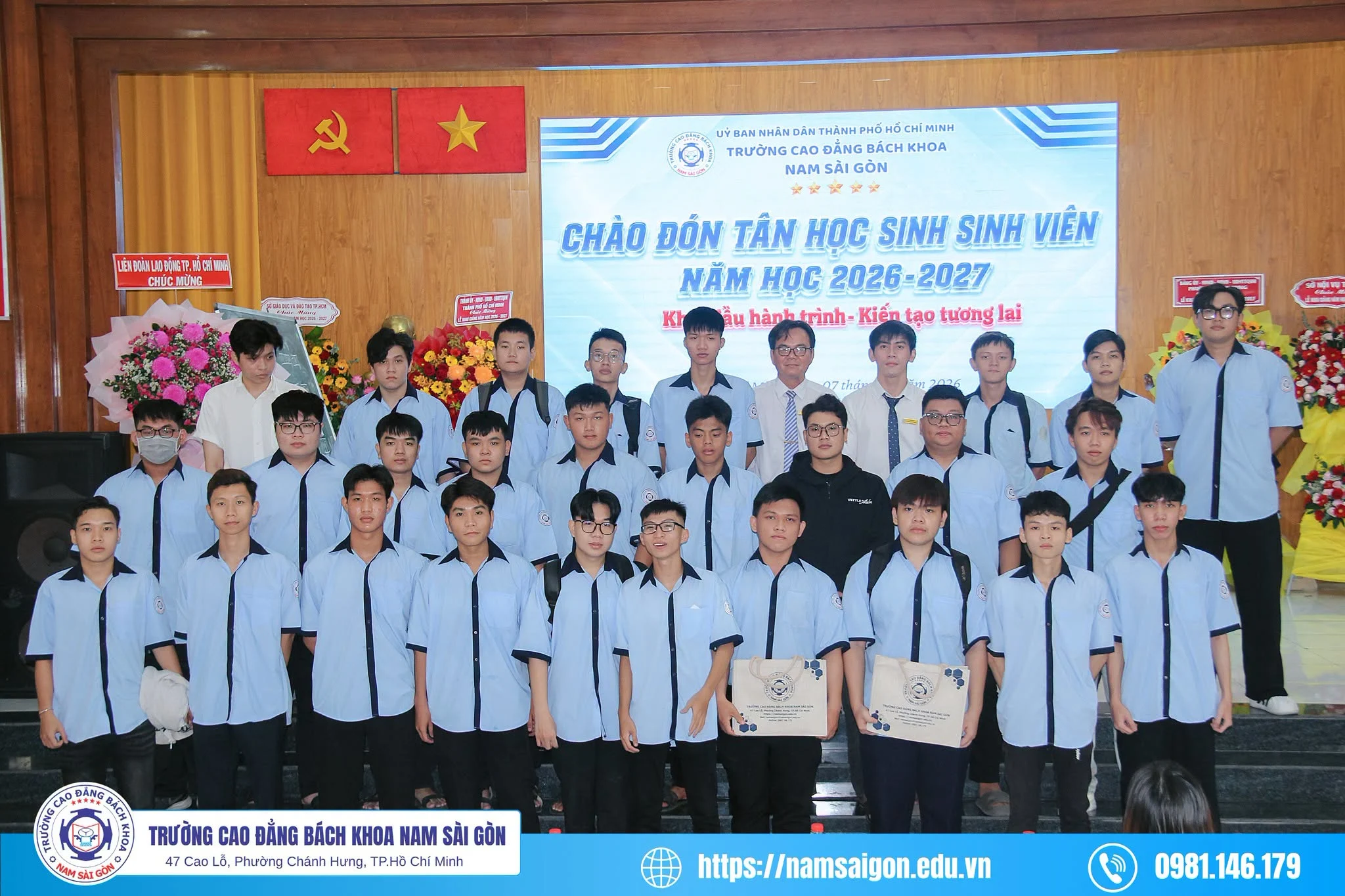Chào đón Tân sinh viên hệ Cao đẳng khóa 2026 - Một hành trình mới chính thức bắt đầu!
