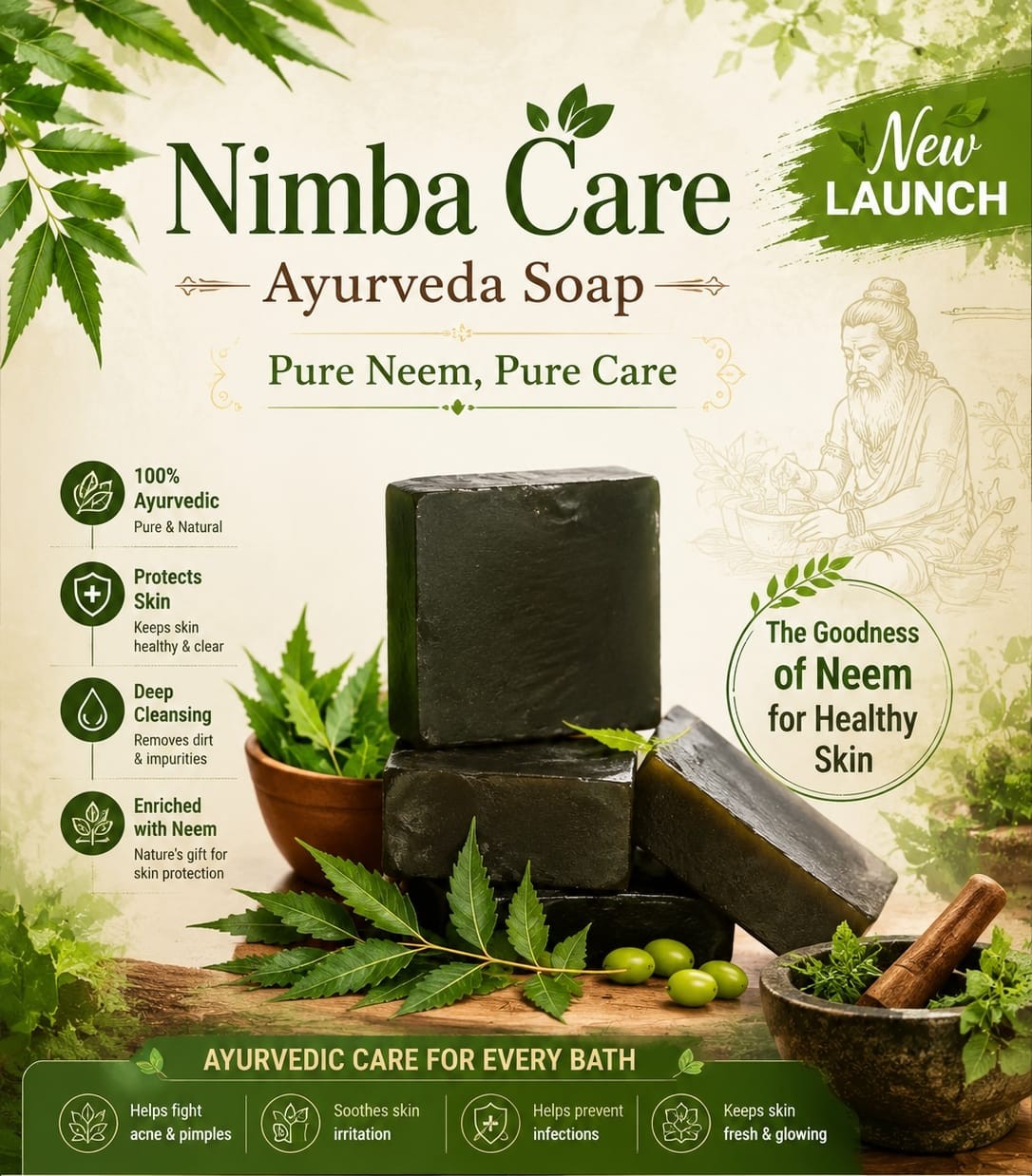 Nimba Care Ayurveda Soap