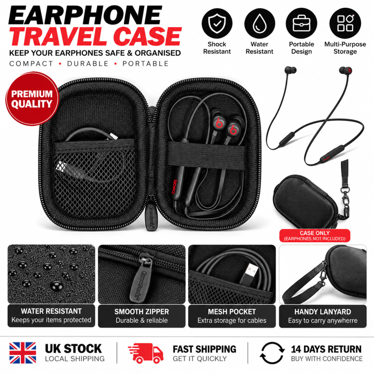 Protective Case for Wireless Earbuds