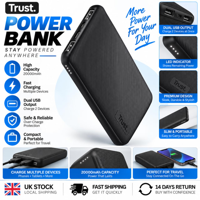 10,000mAh USB-C Power Bank