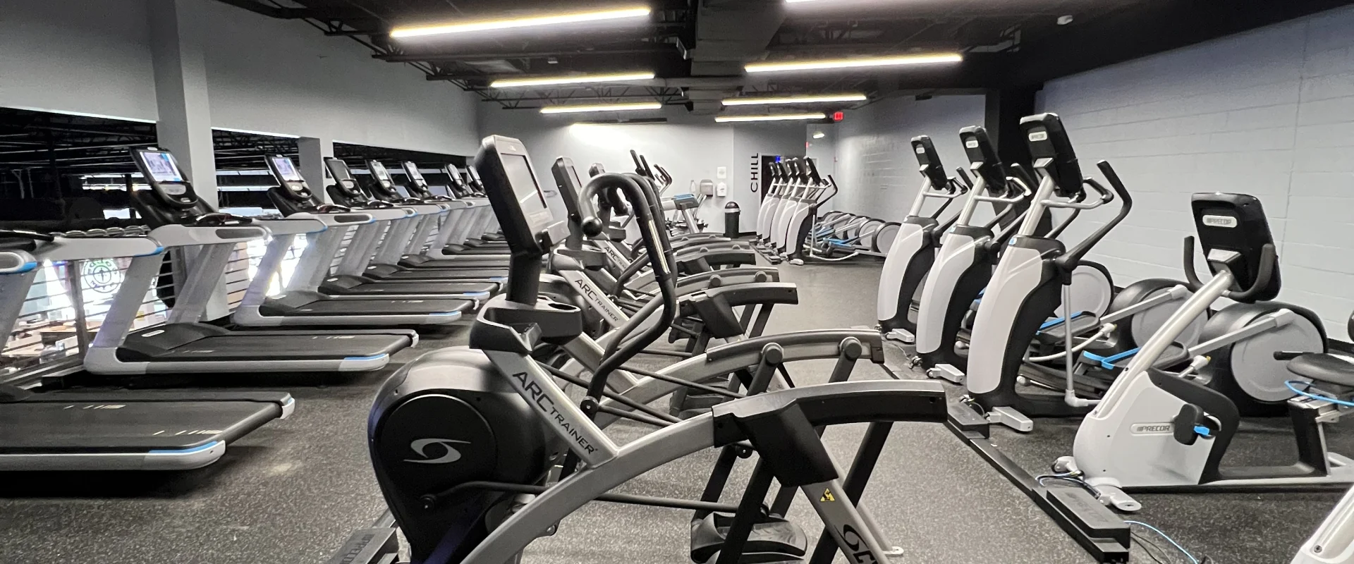 The Mezz is our second level expansive cardio floor, featuring all of the equipment you need to burn maximum calories!