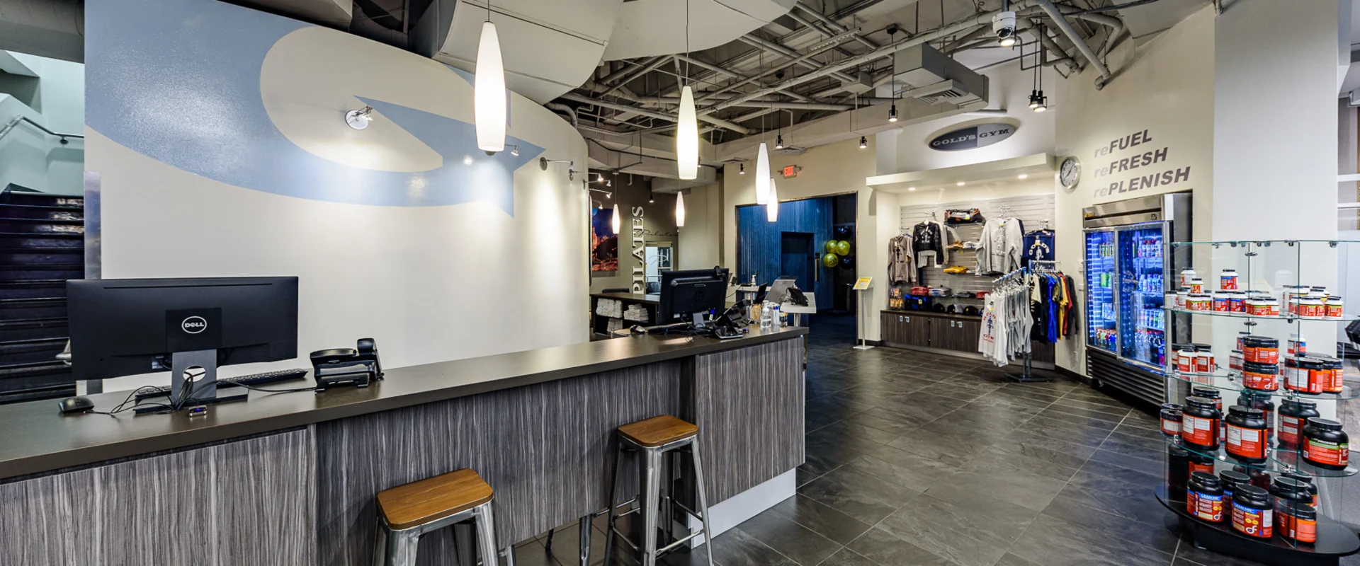 SB Uptown Front desk and Pro shop