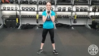 dumbell goblet squat