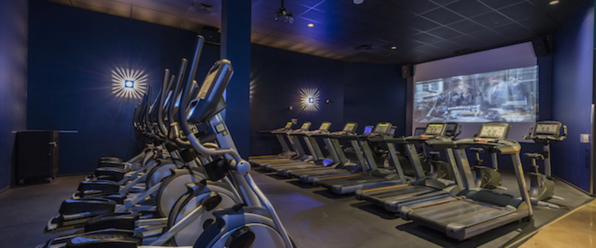 Gold's Gym West Covina cardio cinema