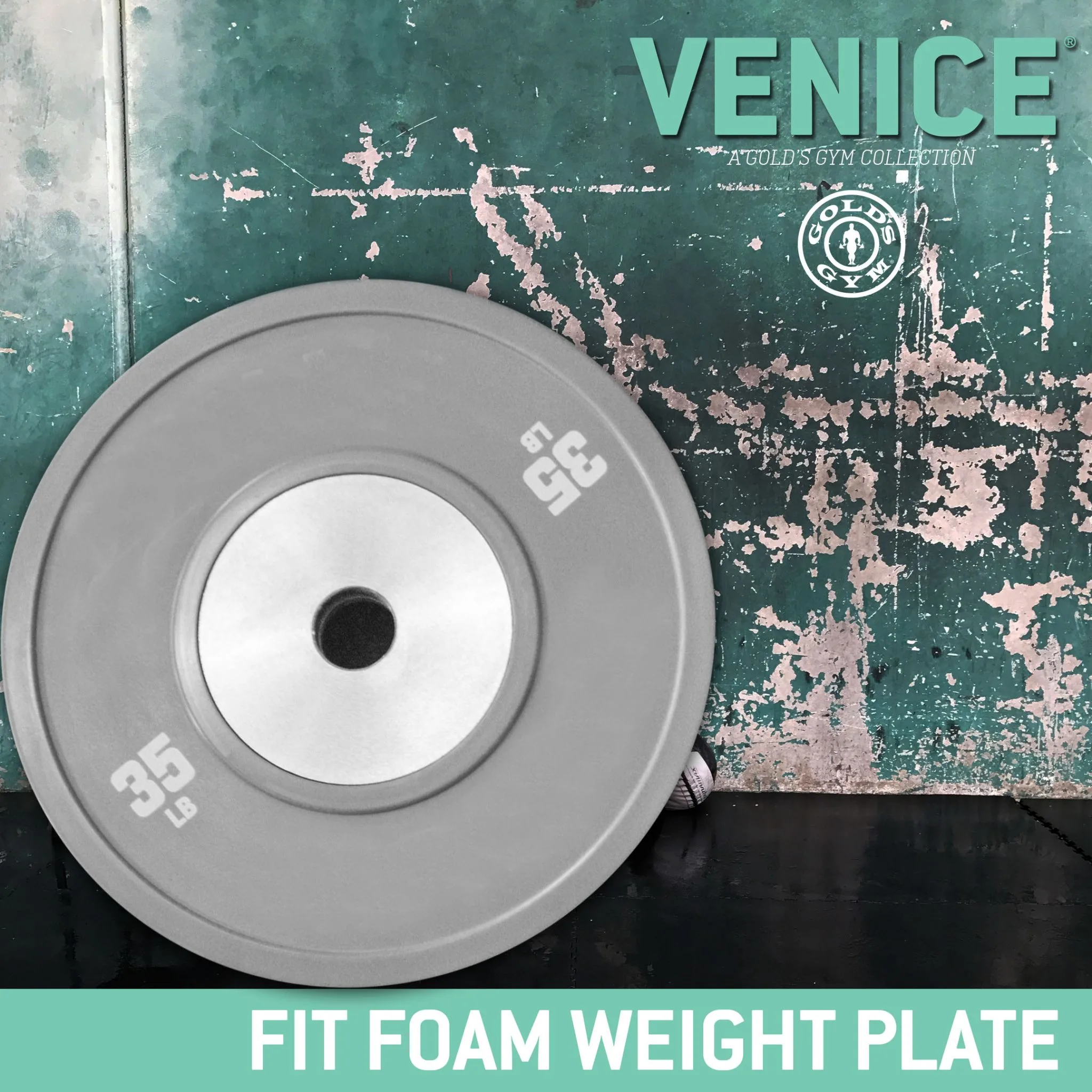 venice by gold's gym foam weight plate