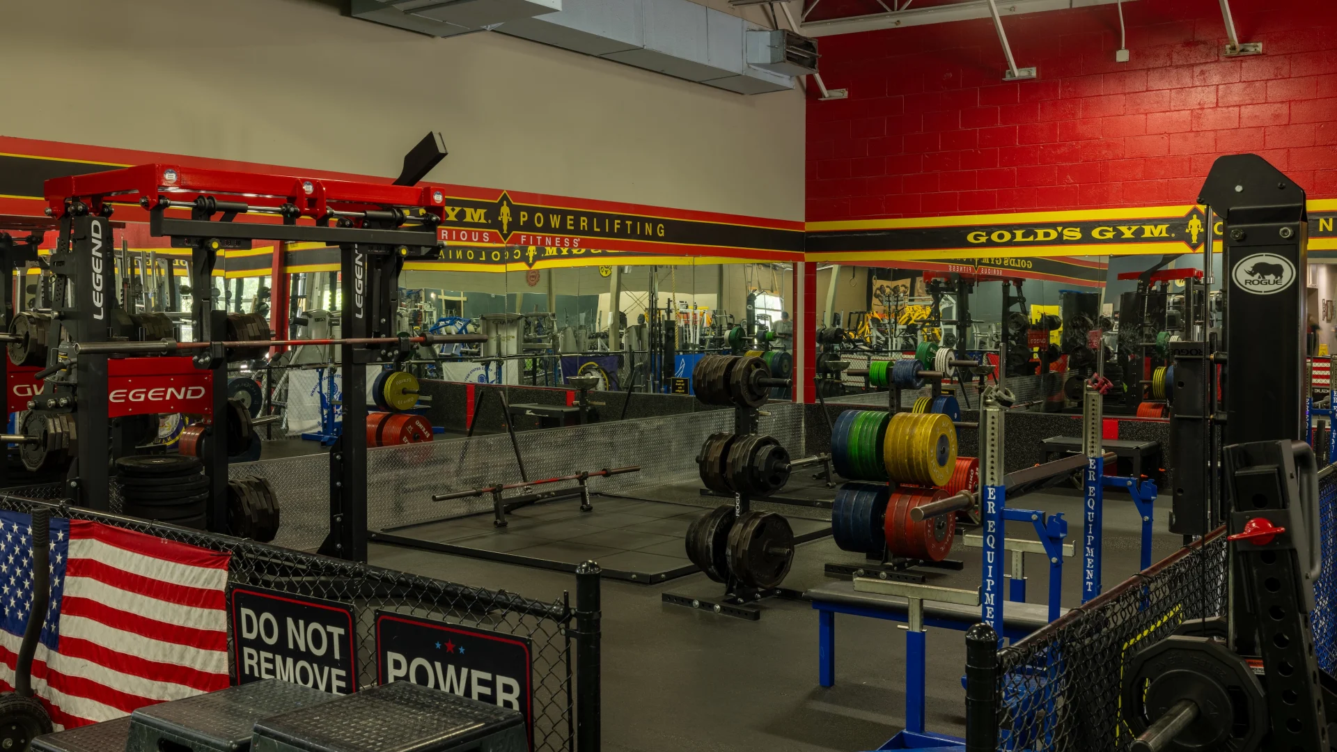 Powerlifting area