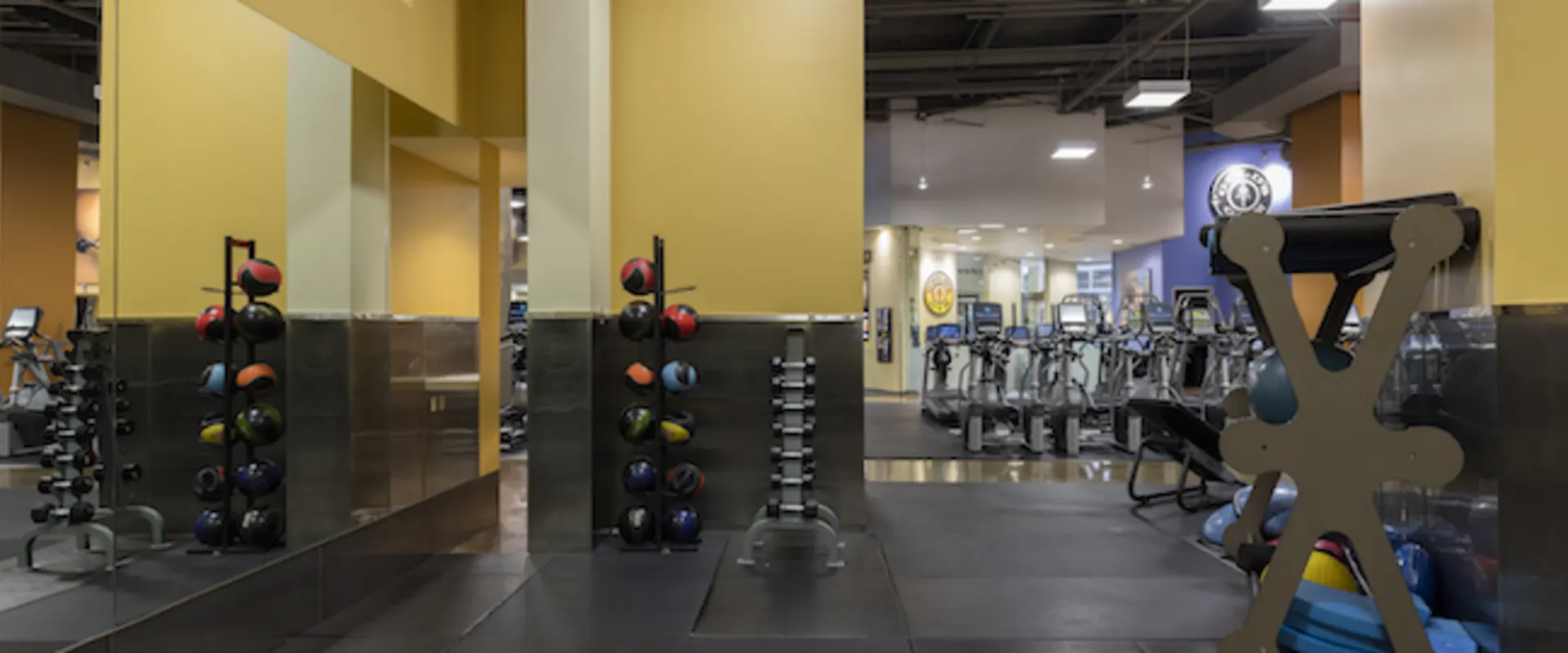 Gold's Gym West Covina core exercise area