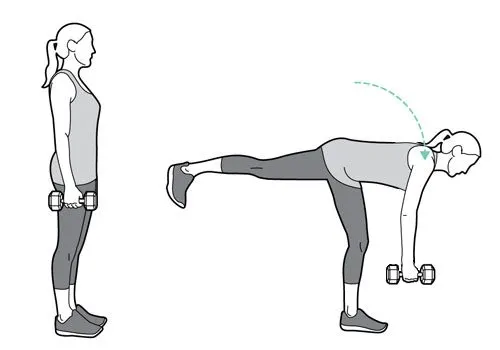 single leg deadlift