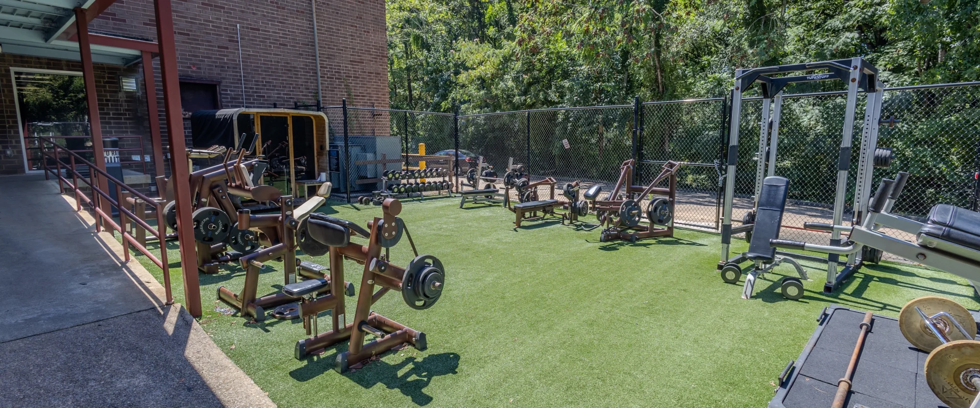 Outdoor Turf and Sauna