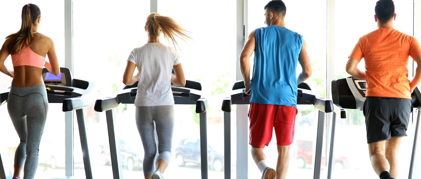 Starting on a treadmill hot sale