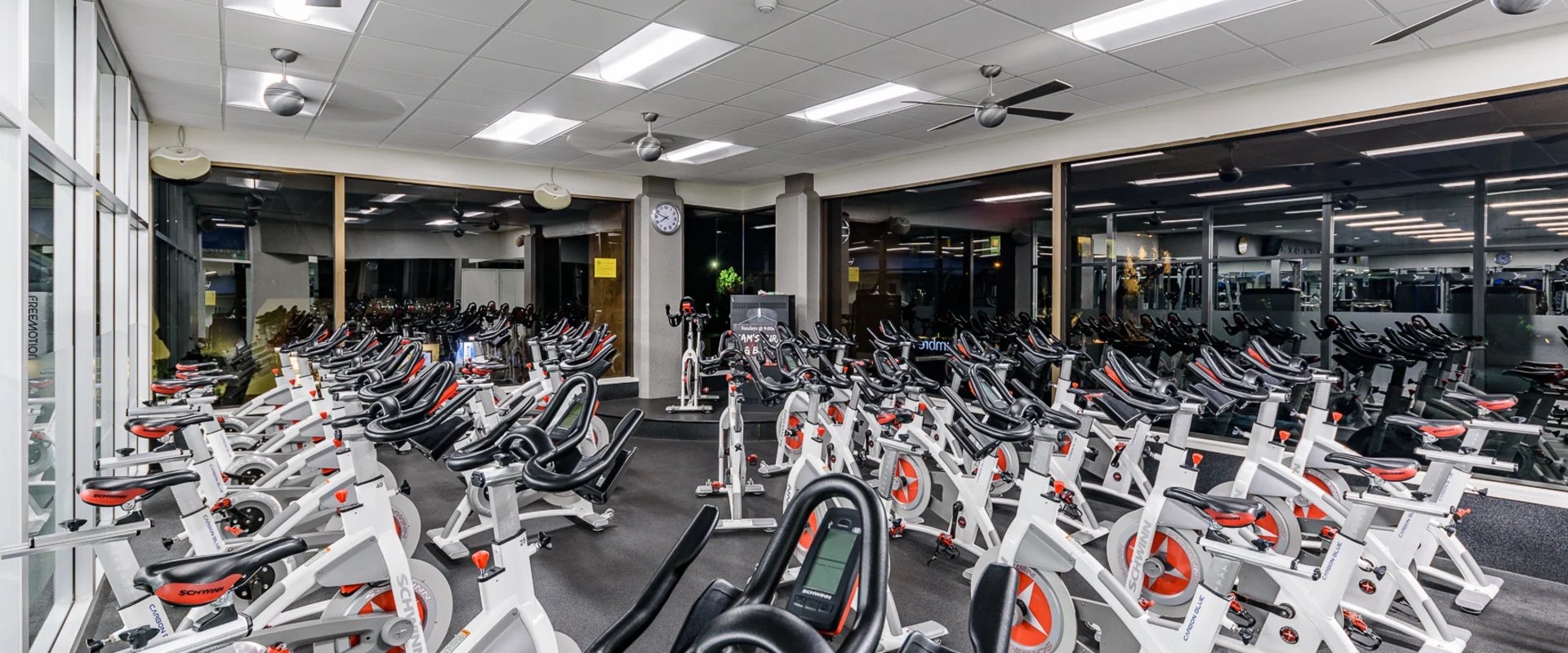 santa barbara gym group fitness class in session
