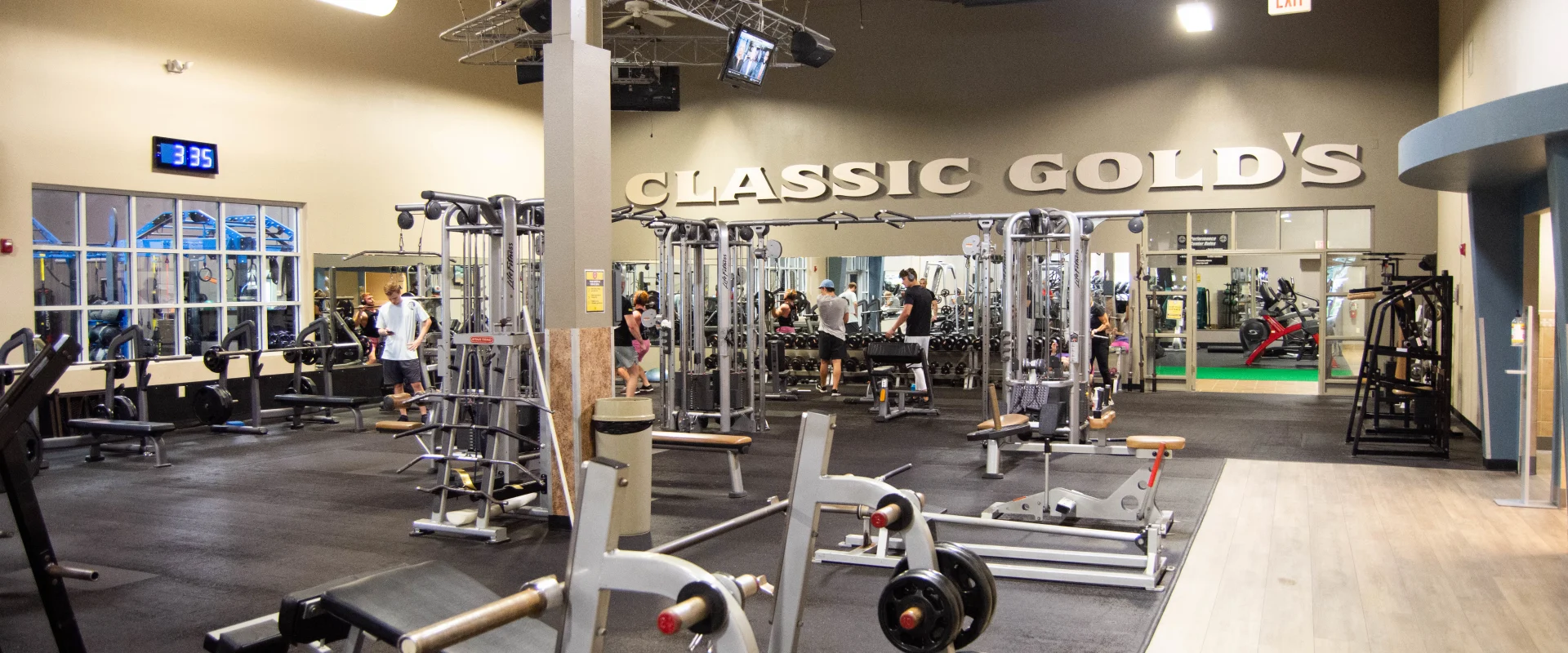 Free weight area
