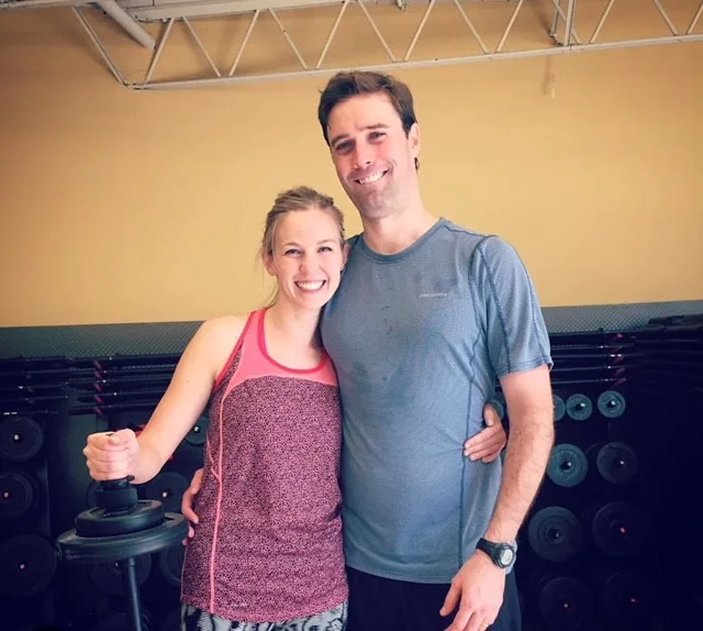 Caitlin and Michael After BODYPUMP