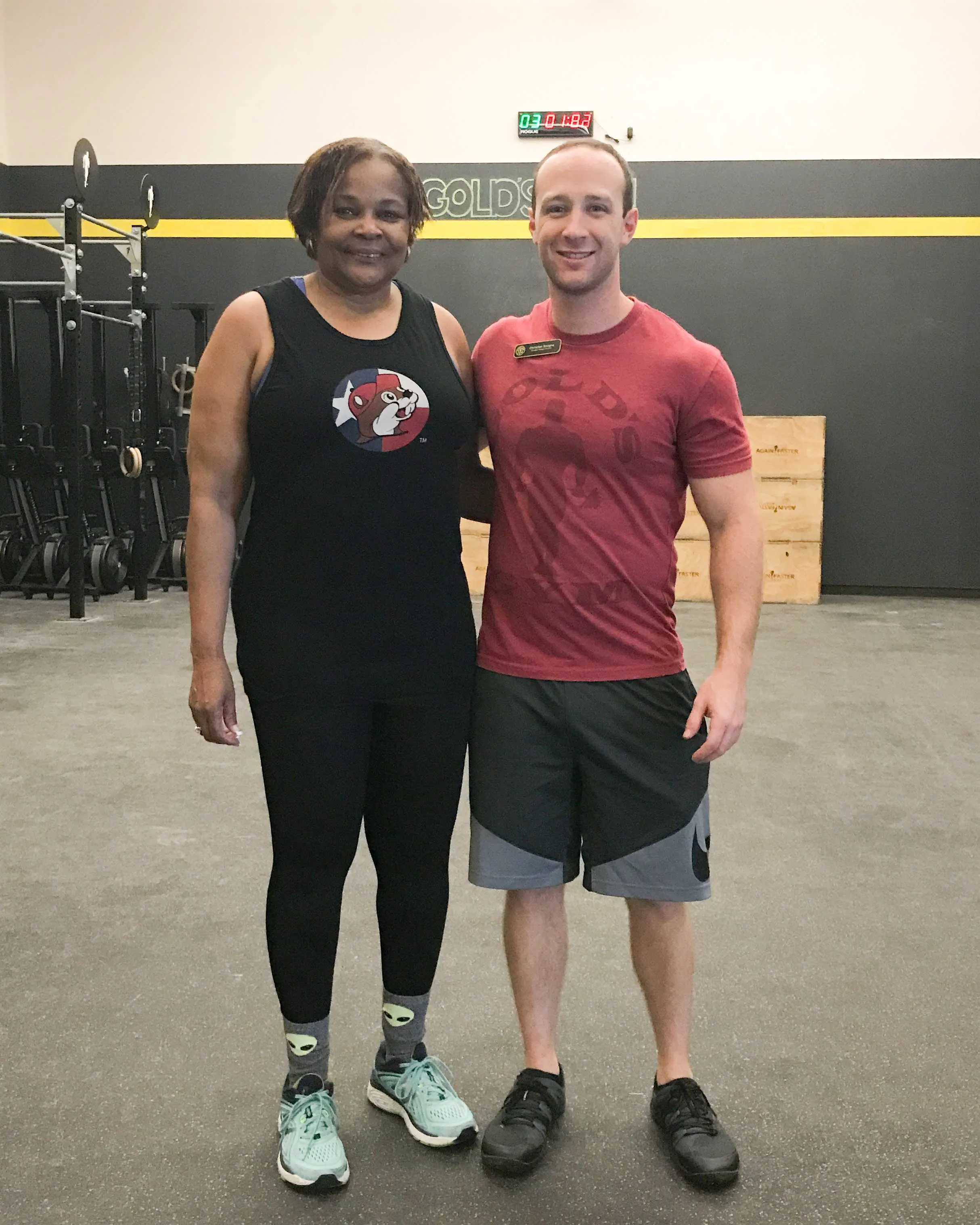 peggy and trainer
