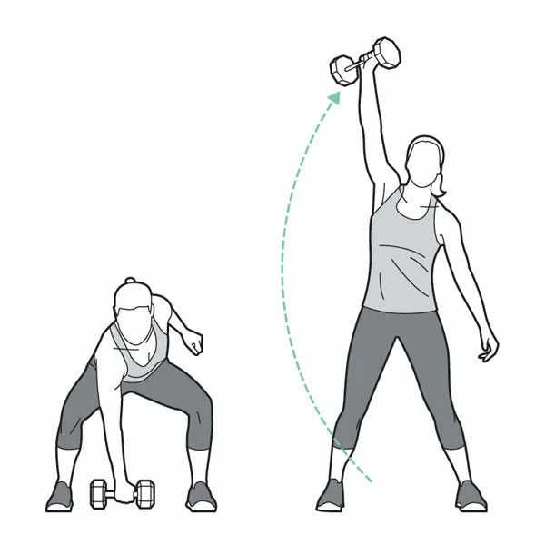 dumbbell snatch